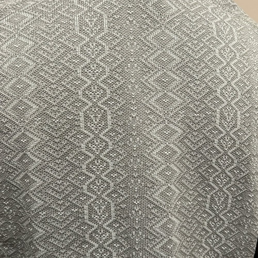 PATAGONIA Women's Better Sweater 1/4-Zip Fleece Frozen Jacquard Gray Size Medium - Picture 8 of 11